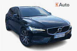 musta Volvo V60 2020 kuva 1.