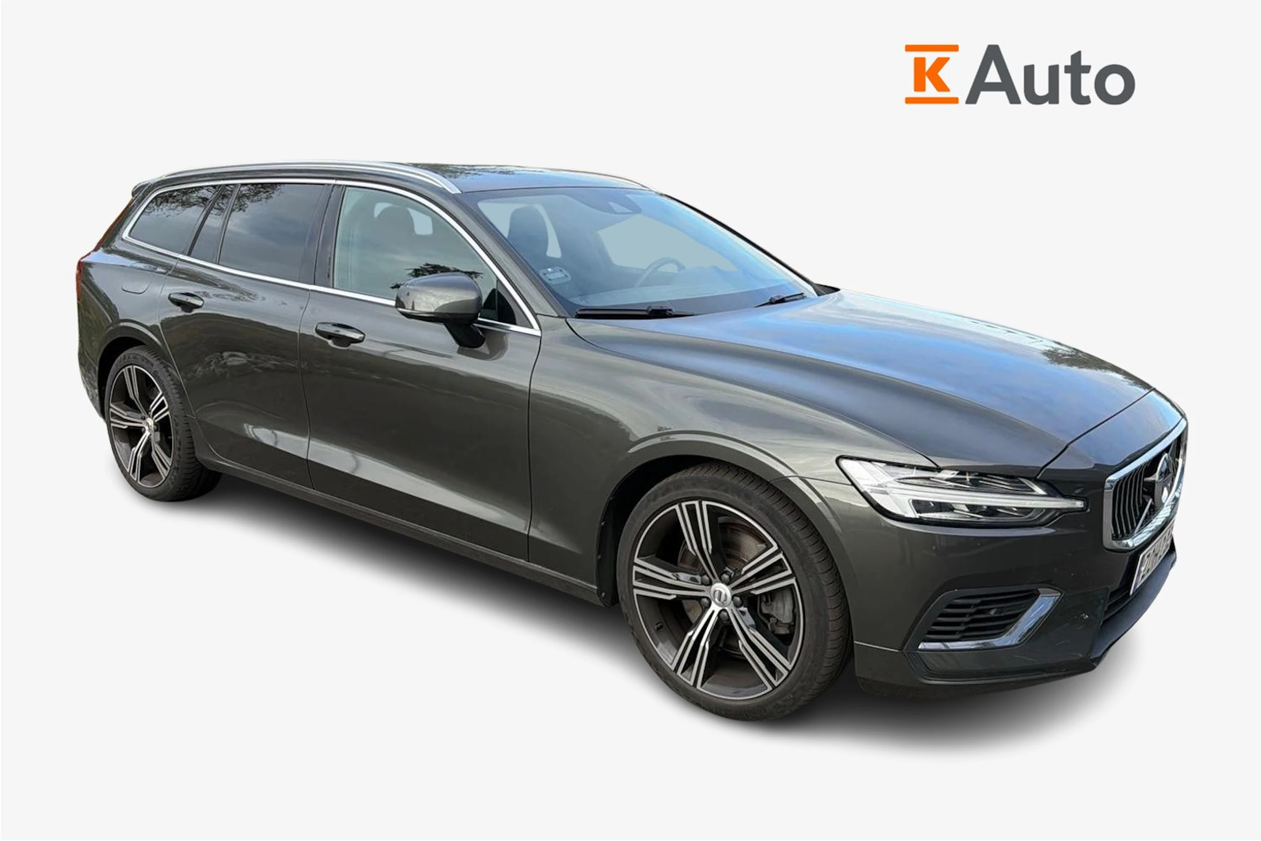 harmaa Volvo V60 2020 kuva 1.