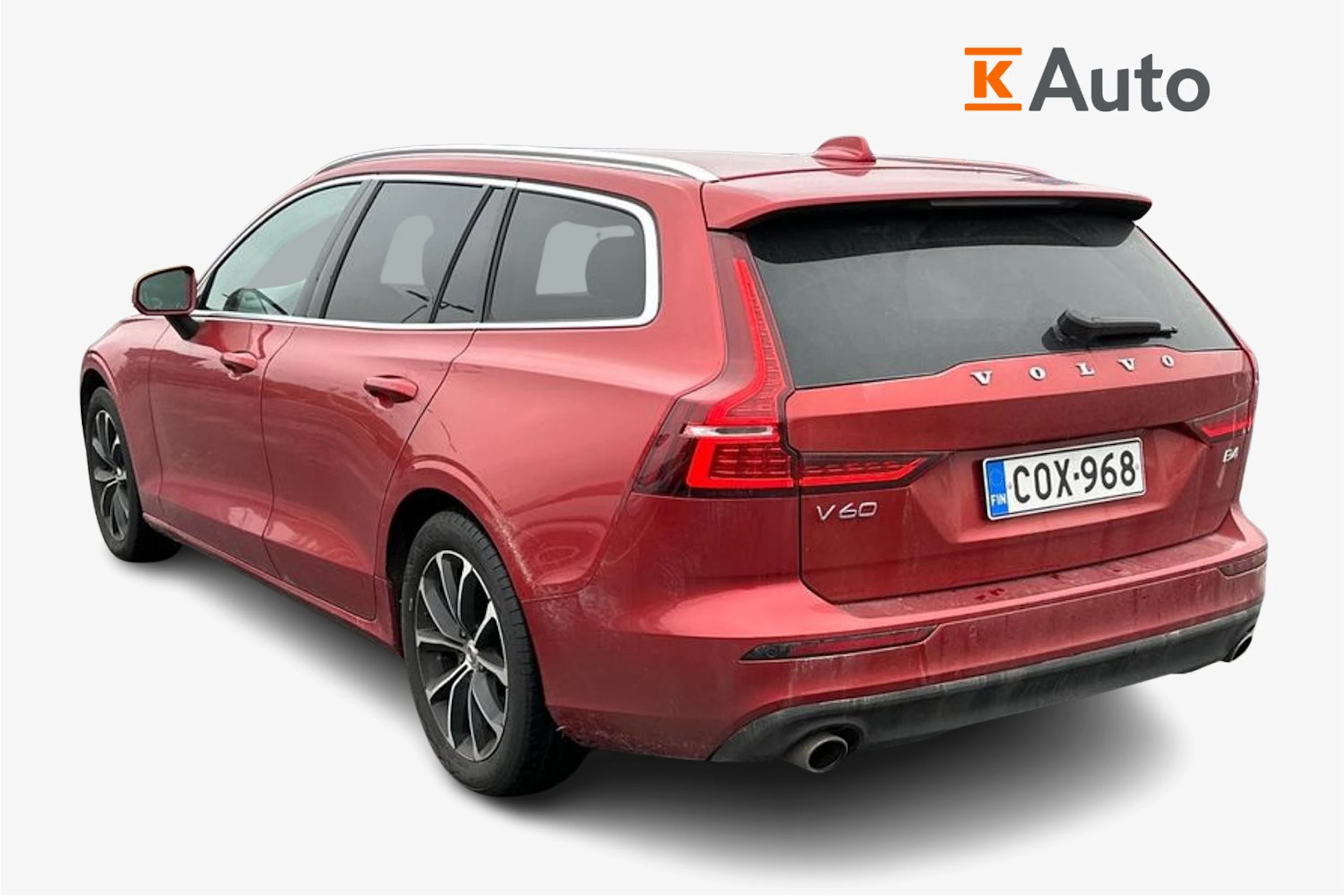 punainen Volvo V60 2021 kuva 2.