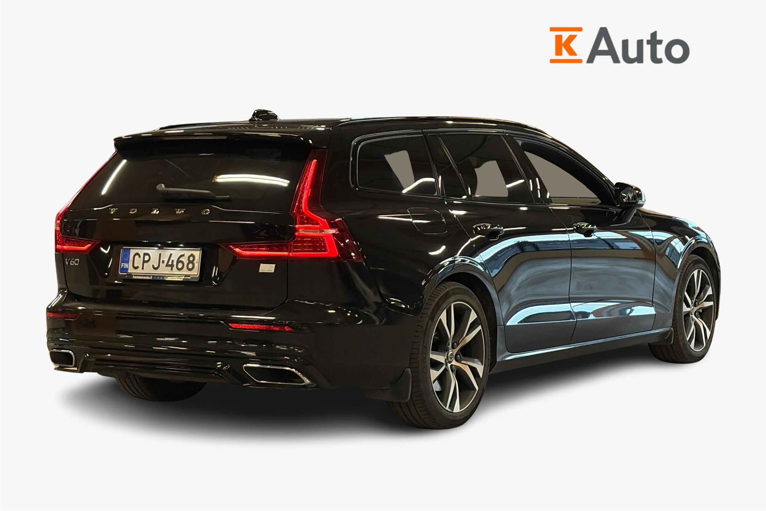 musta Volvo V60 2021 kuva 2.
