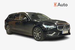 musta Volvo V60 2022 kuva 1.