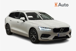 valkoinen Volvo V60 2021 kuva 1.