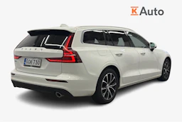 valkoinen Volvo V60 2021 kuva 3.