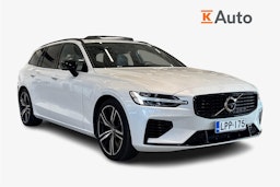 valkoinen Volvo V60 2021 kuva 1.