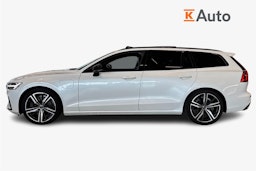 valkoinen Volvo V60 2021 kuva 6.
