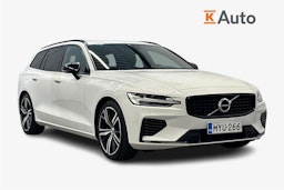 valkoinen Volvo V60 2021 kuva 1.