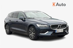sininen Volvo V60 2021 kuva 1.