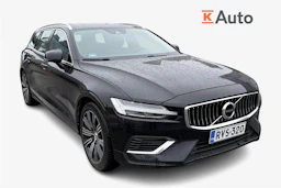 musta Volvo V60 2021 kuva 1.