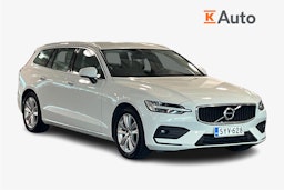 valkoinen Volvo V60 2021 kuva 1.