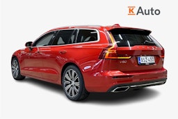 punainen Volvo V60 2021 kuva 2.