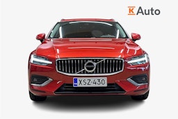 punainen Volvo V60 2021 kuva 5.