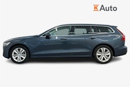 sininen Volvo V60 2021 kuva 6.