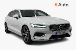 valkoinen Volvo V60 2021 kuva 1.