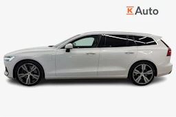 valkoinen Volvo V60 2021 kuva 7.