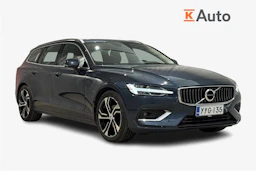 sininen Volvo V60 2021 kuva 1.