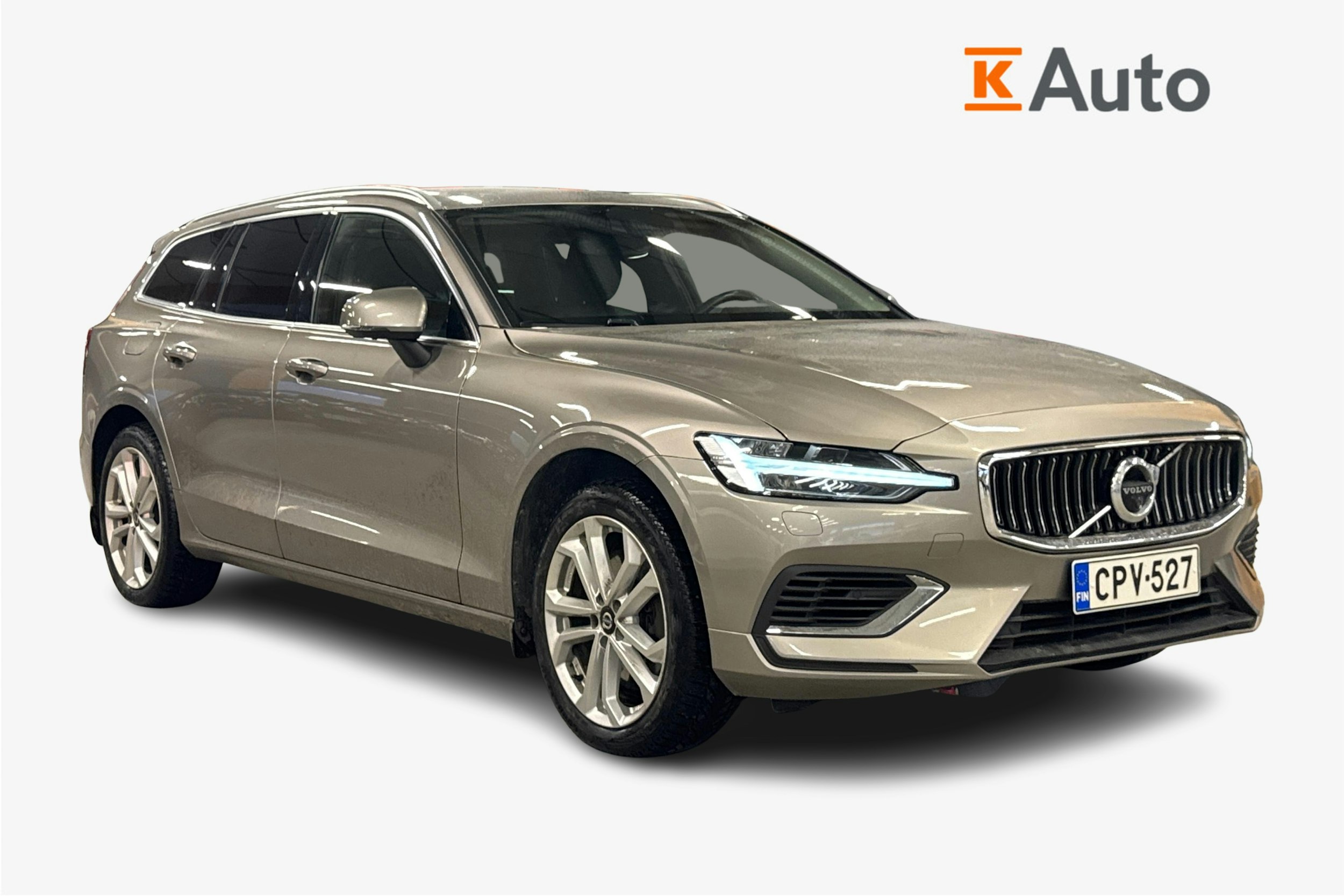 harmaa Volvo V60 2022 kuva 1.