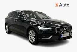 musta Volvo V60 2022 kuva 1.