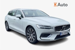 valkoinen Volvo V60 2022 kuva 1.