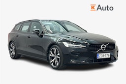 musta Volvo V60 2022 kuva 1.