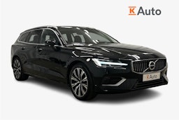 musta Volvo V60 2023 kuva 1.