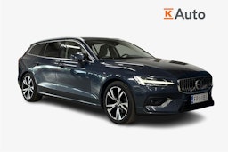 sininen Volvo V60 2023 kuva 1.