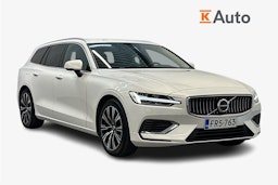 valkoinen Volvo V60 2023 kuva 1.