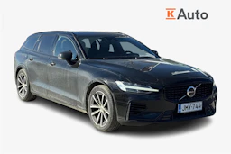 musta Volvo V60 2023 kuva 1.