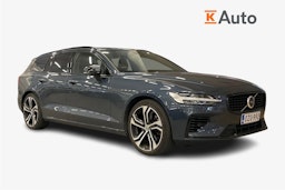 sininen Volvo V60 2023 kuva 1.