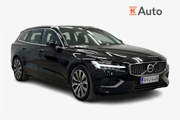 musta Volvo V60 2023 kuva 1.