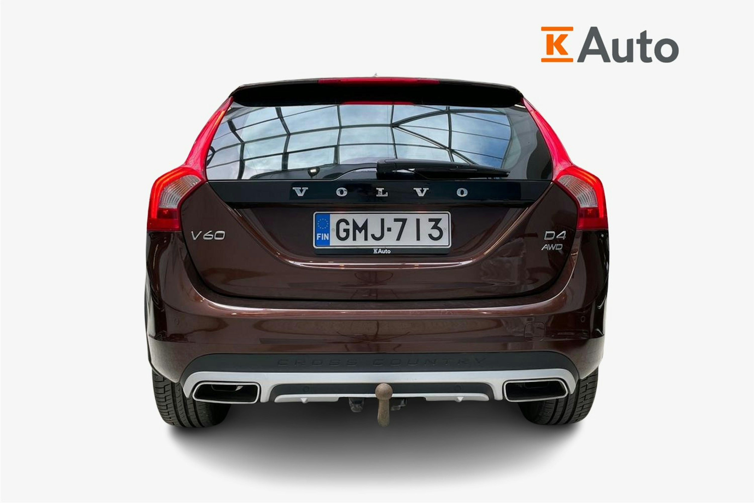 punainen Volvo V60 Cross Country 2017 kuva 3.