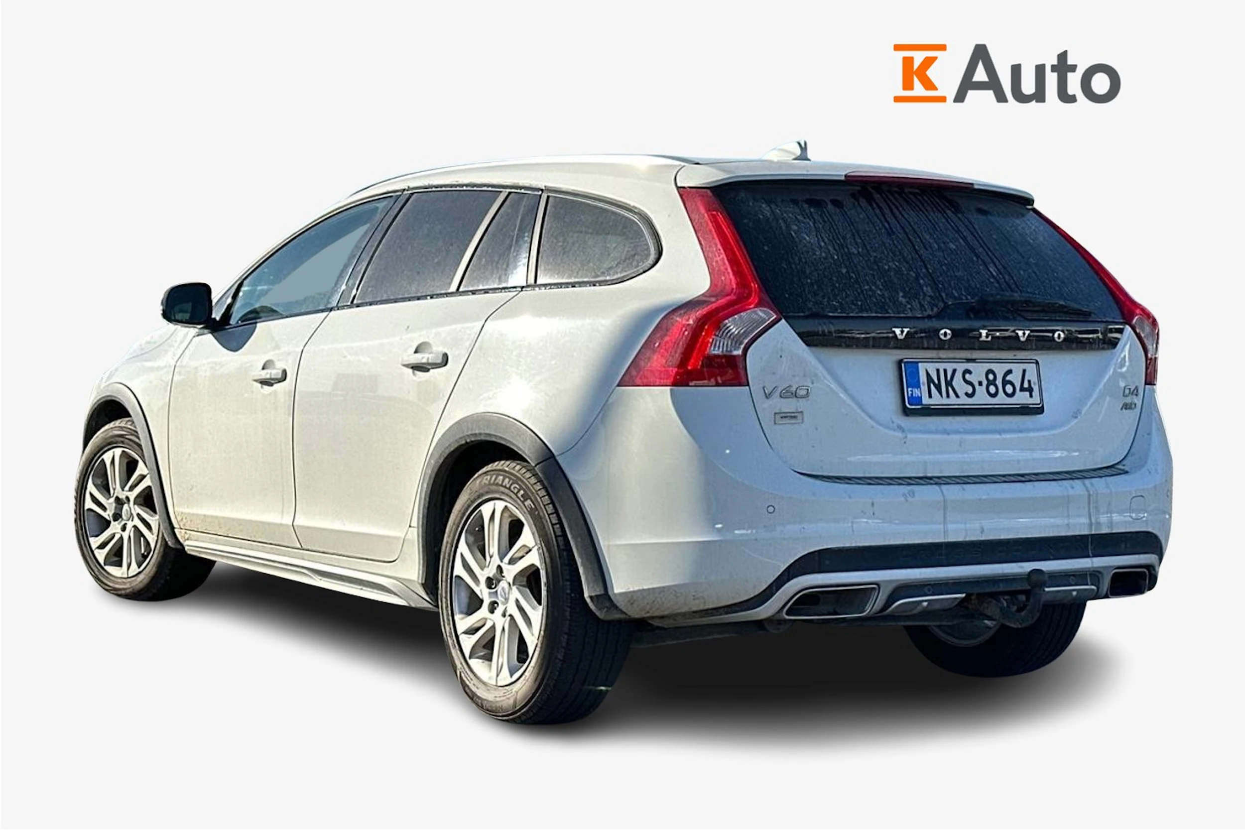 valkoinen Volvo V60 Cross Country 2017 kuva 2.