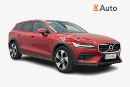punainen Volvo V60 Cross Country 2019 kuva 1.
