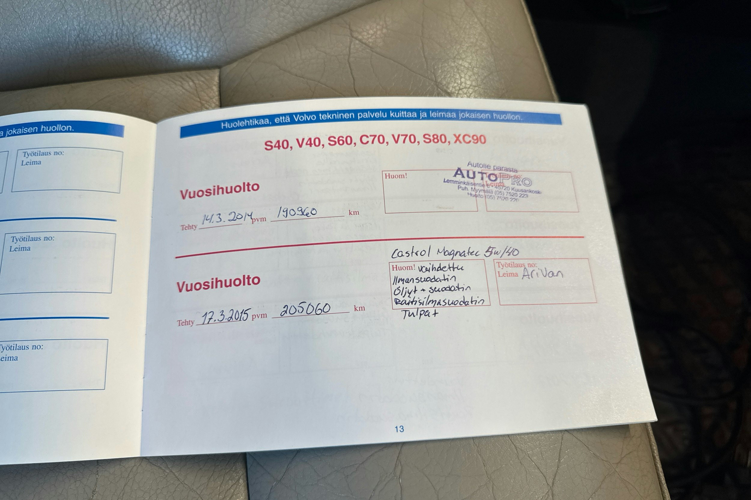 Musta Volvo V70 2004 kuva 20.