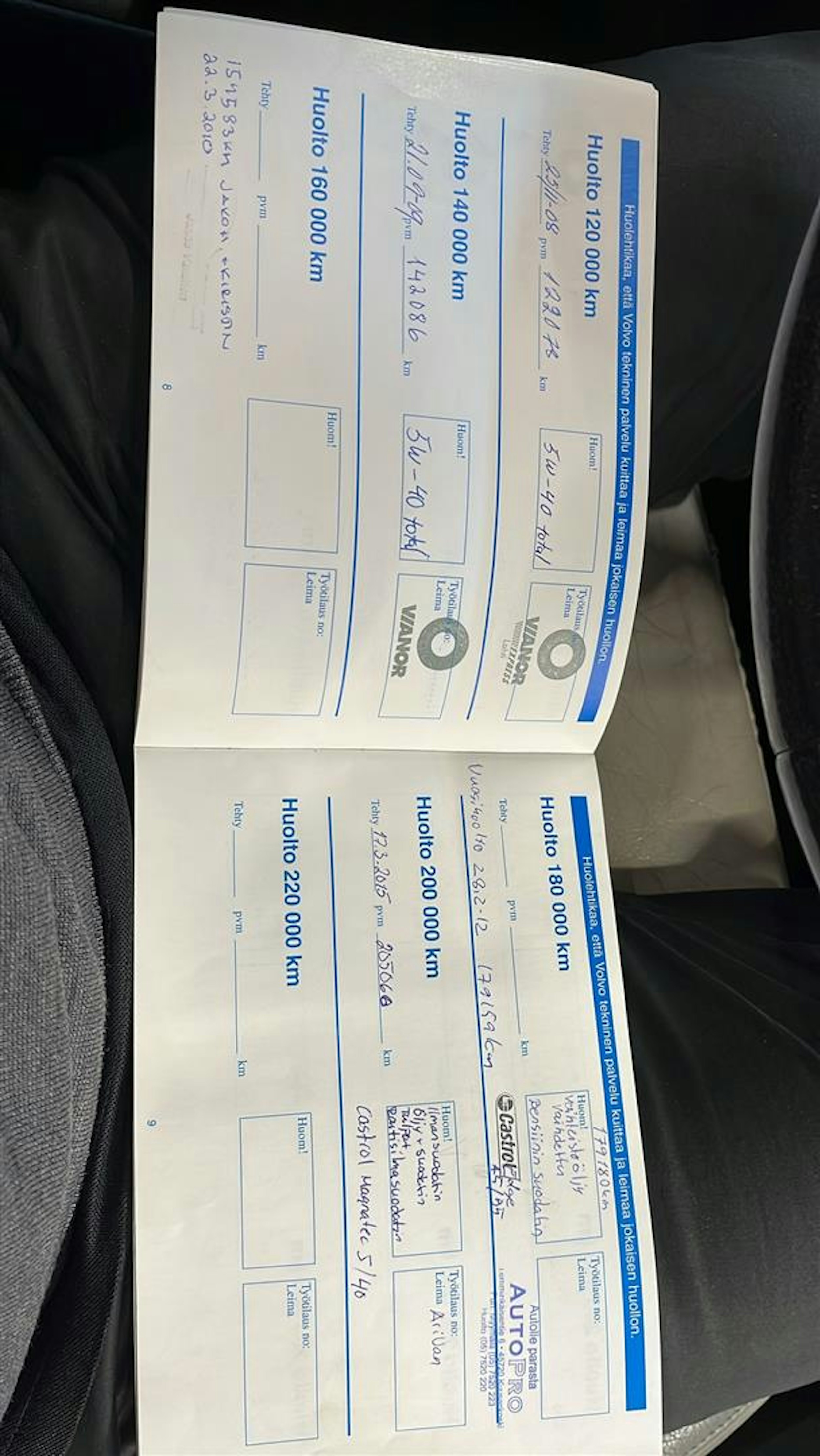 musta Volvo V70 2004 kuva 27.