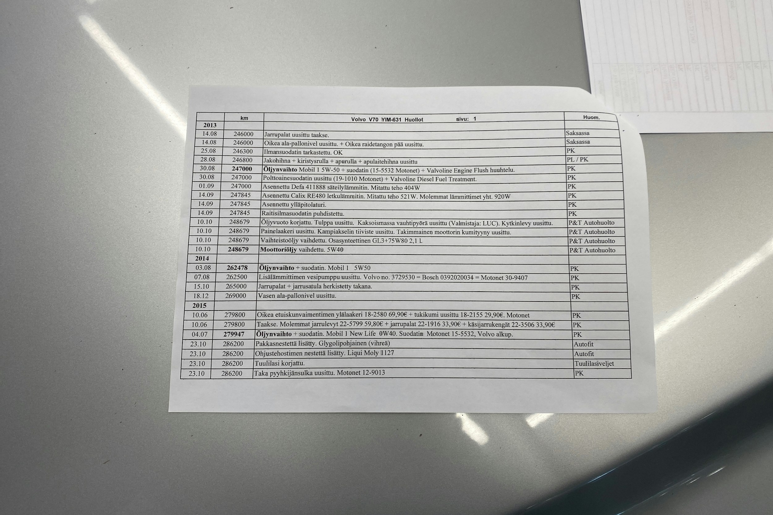 harmaa Volvo V70 2004 kuva 34.