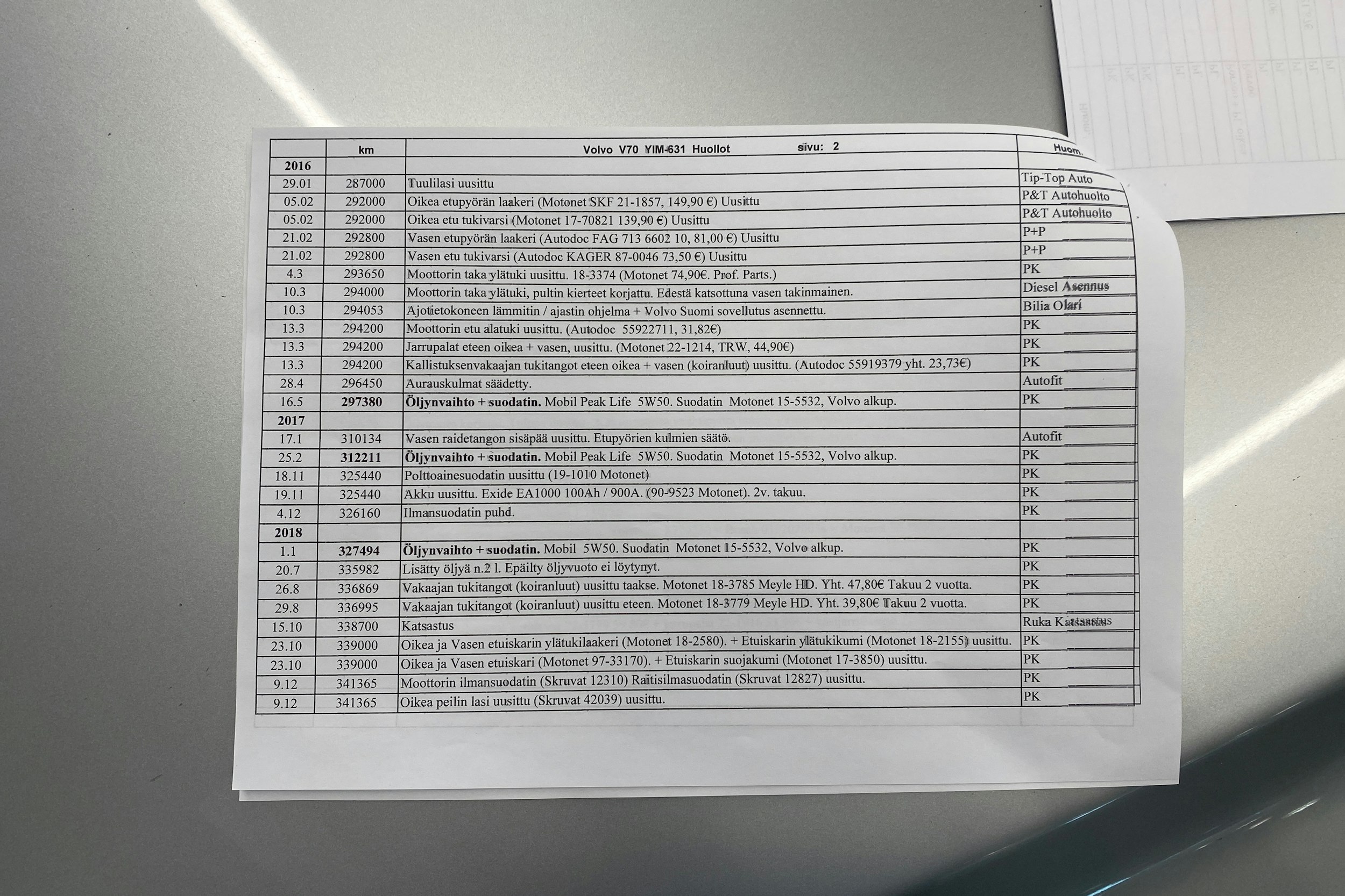 harmaa Volvo V70 2004 kuva 35.