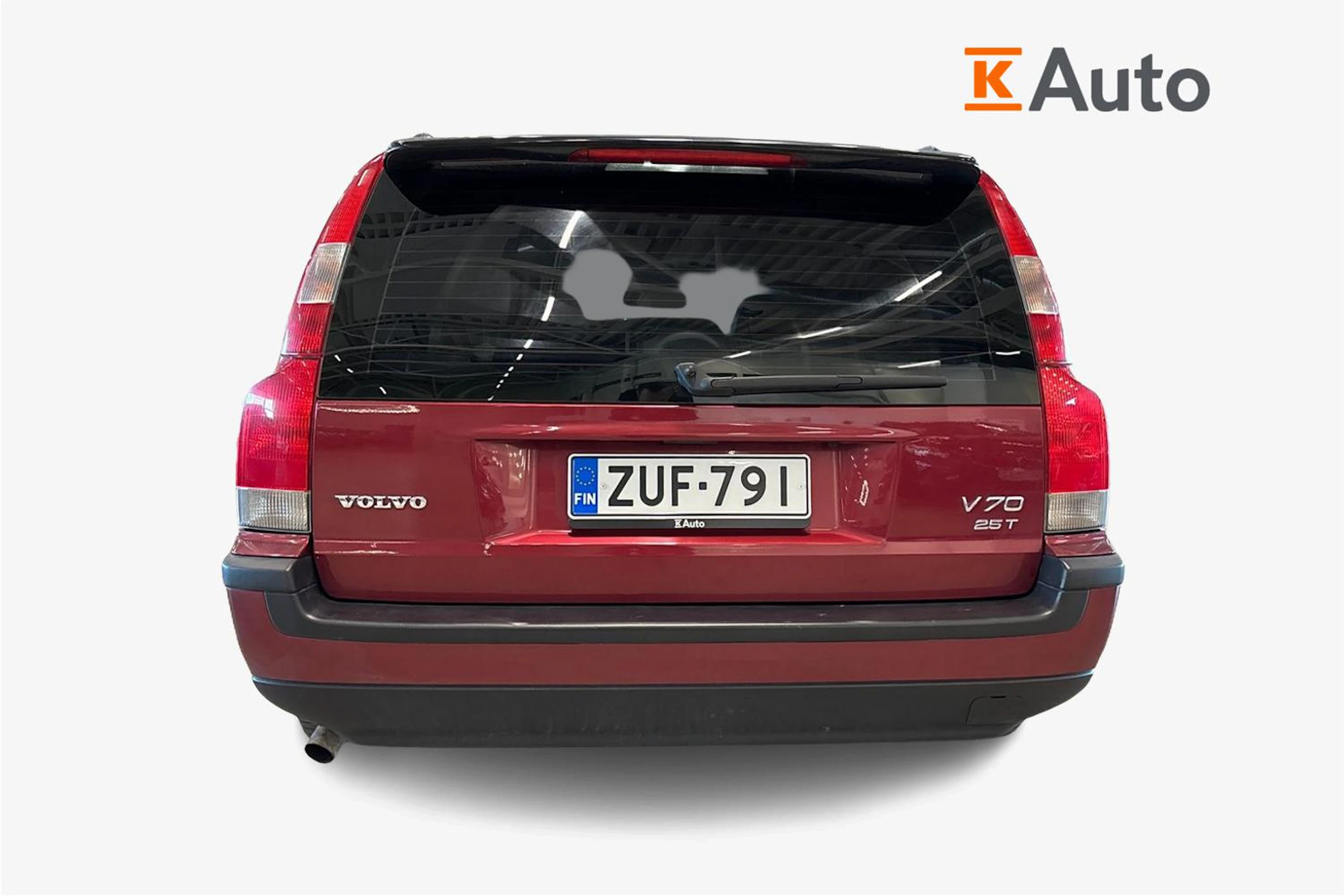 punainen Volvo V70 2003 kuva 3.