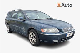 Sininen Volvo V70 2006 kuva 1.