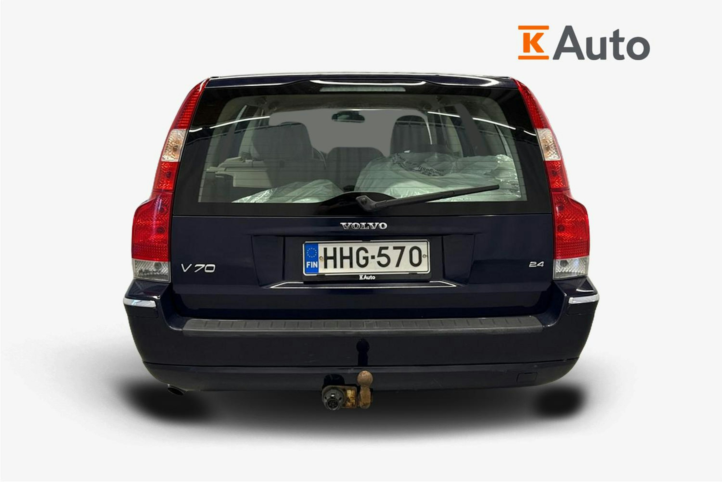 sininen Volvo V70 2006 kuva 3.