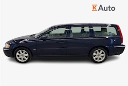 sininen Volvo V70 2006 kuva 6.