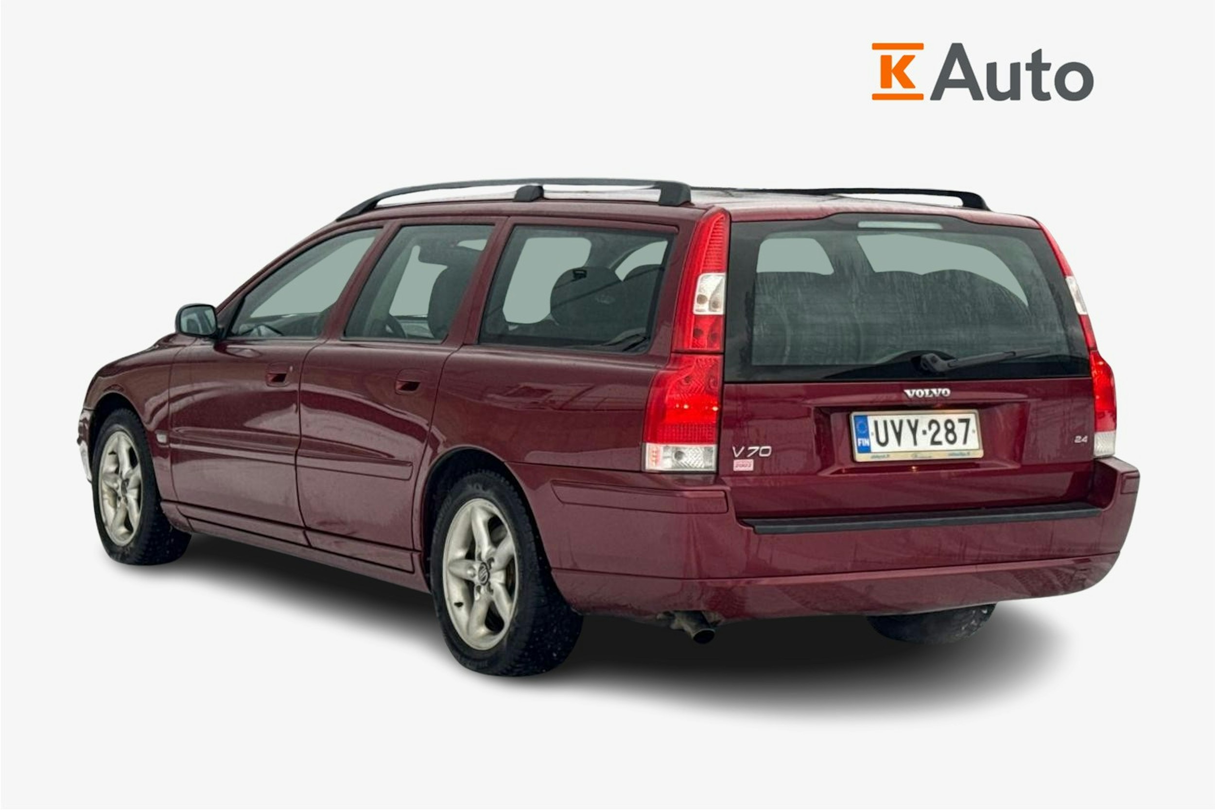punainen Volvo V70 2006 kuva 2.