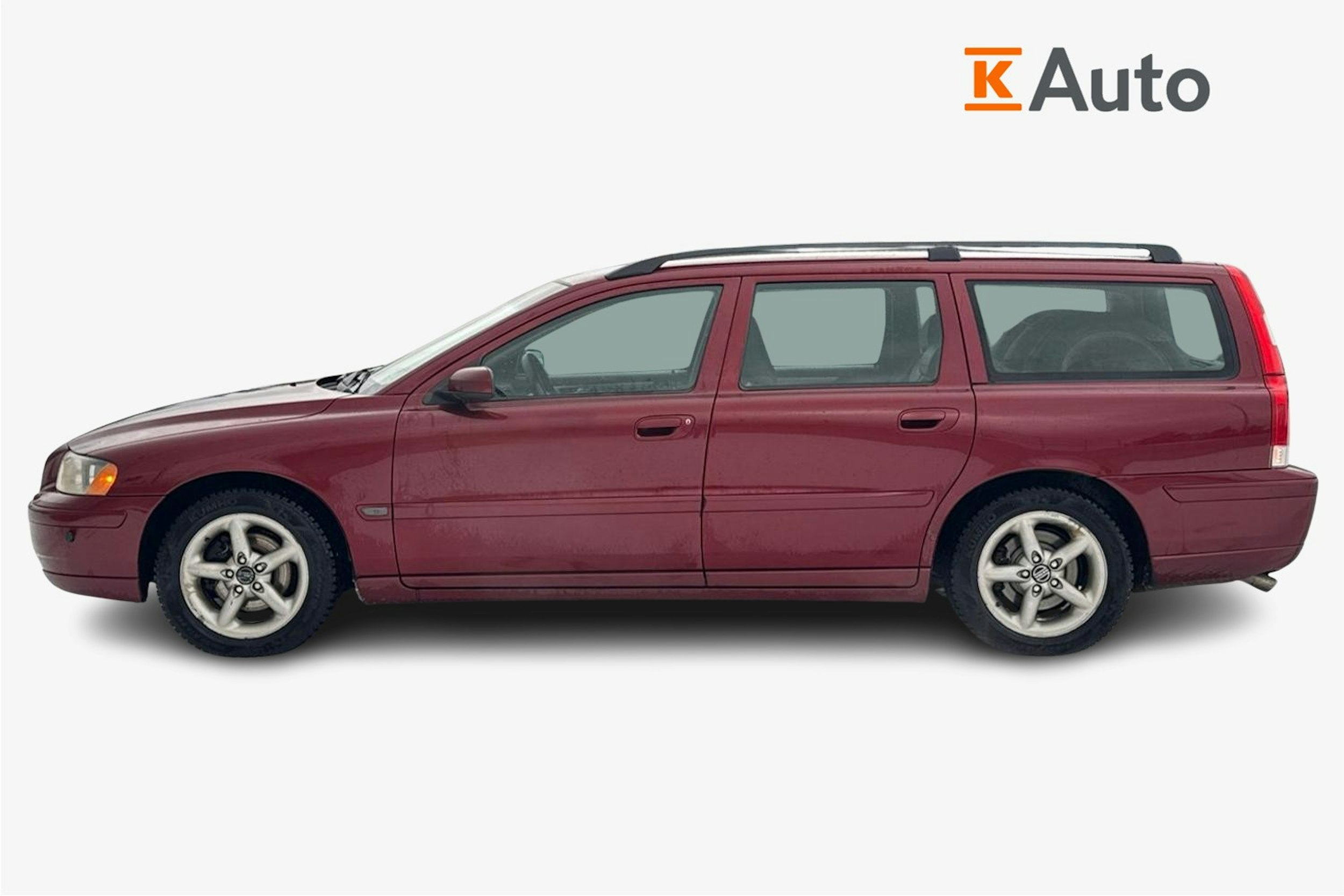 punainen Volvo V70 2006 kuva 5.