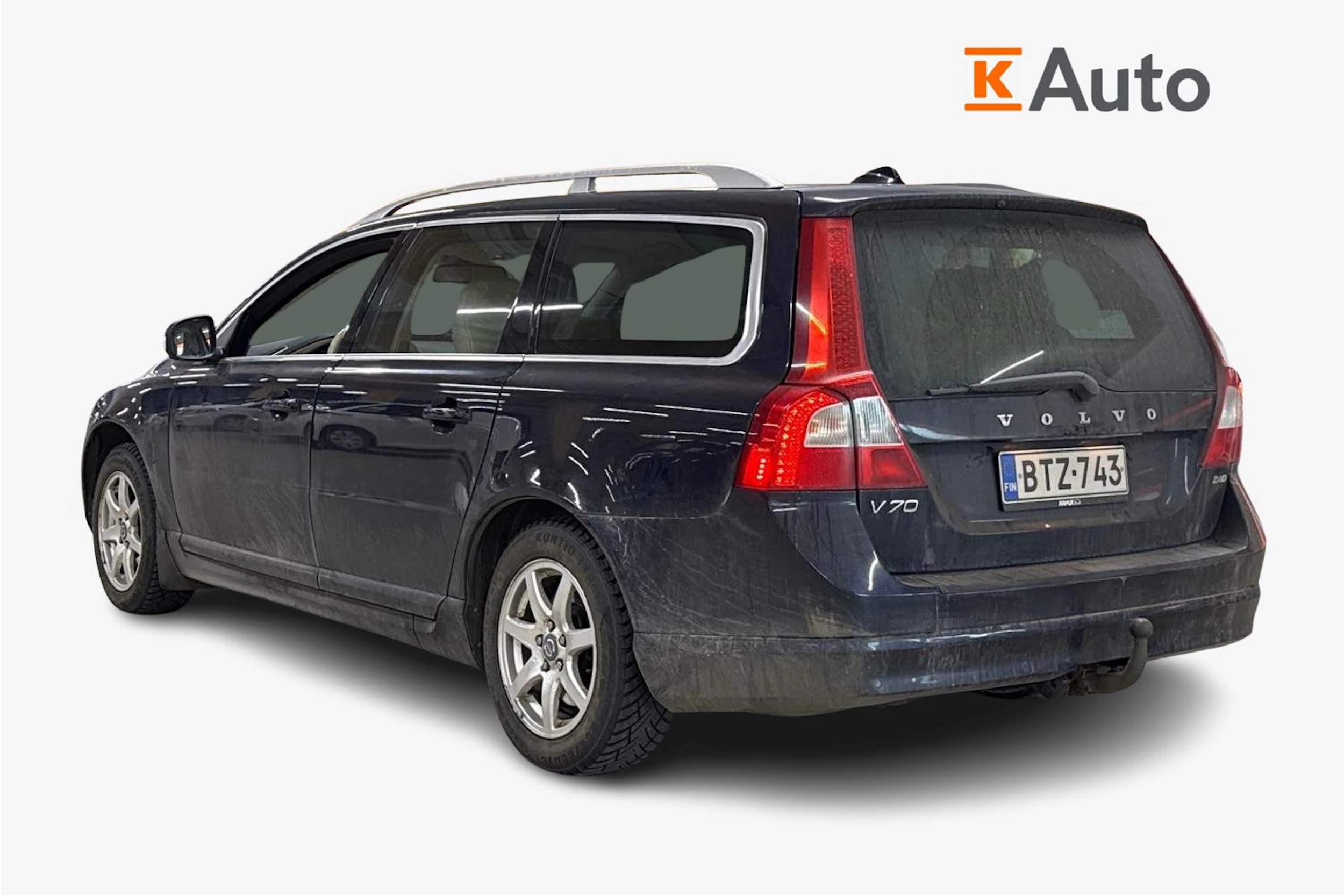 sininen Volvo V70 2008 kuva 2.