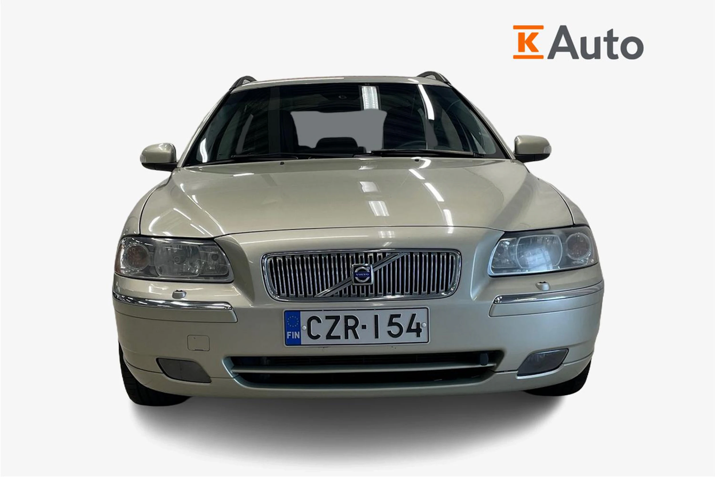 keltainen Volvo V70 2007 kuva 4.