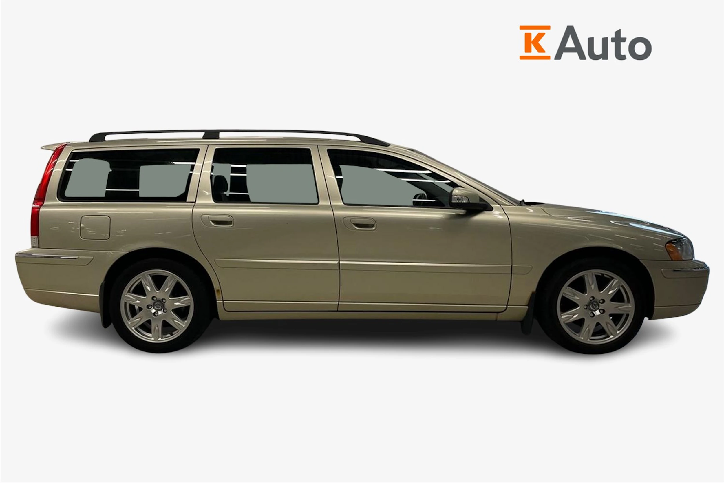 keltainen Volvo V70 2007 kuva 5.