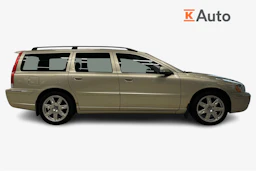keltainen Volvo V70 2007 kuva 5.