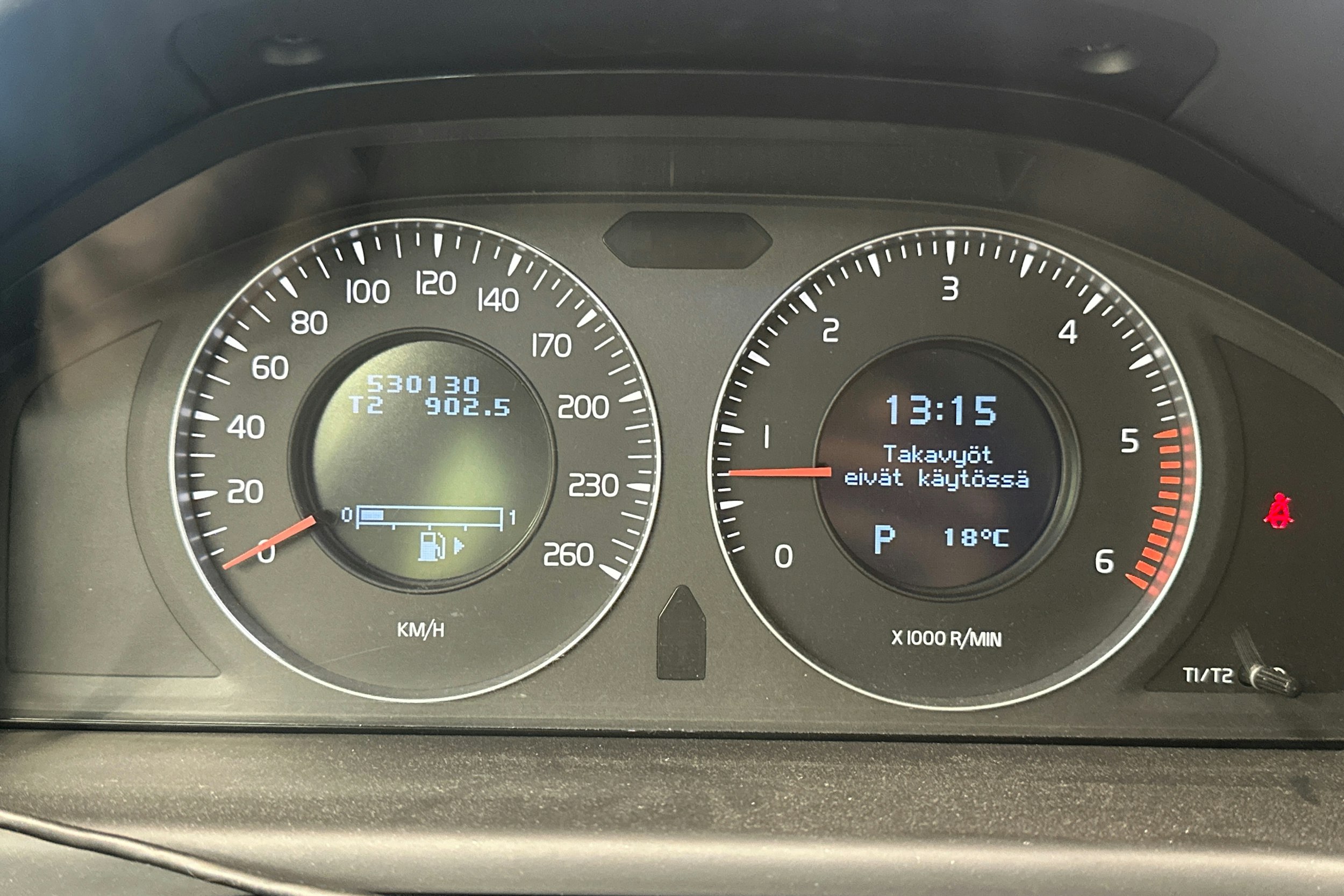 Harmaa Volvo V70 2008 kuva 16.