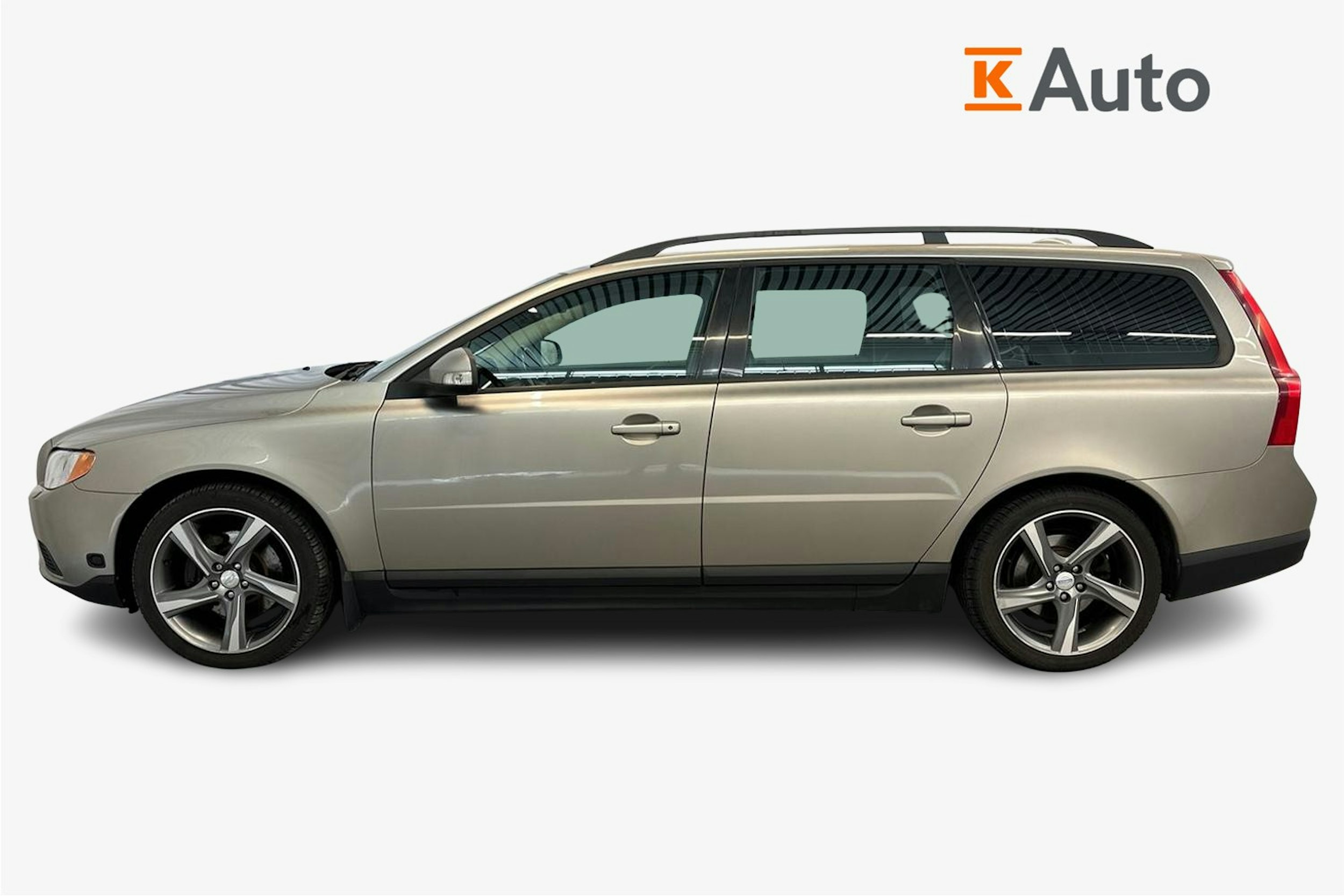 ruskea (beige) Volvo V70 2008 kuva 6.