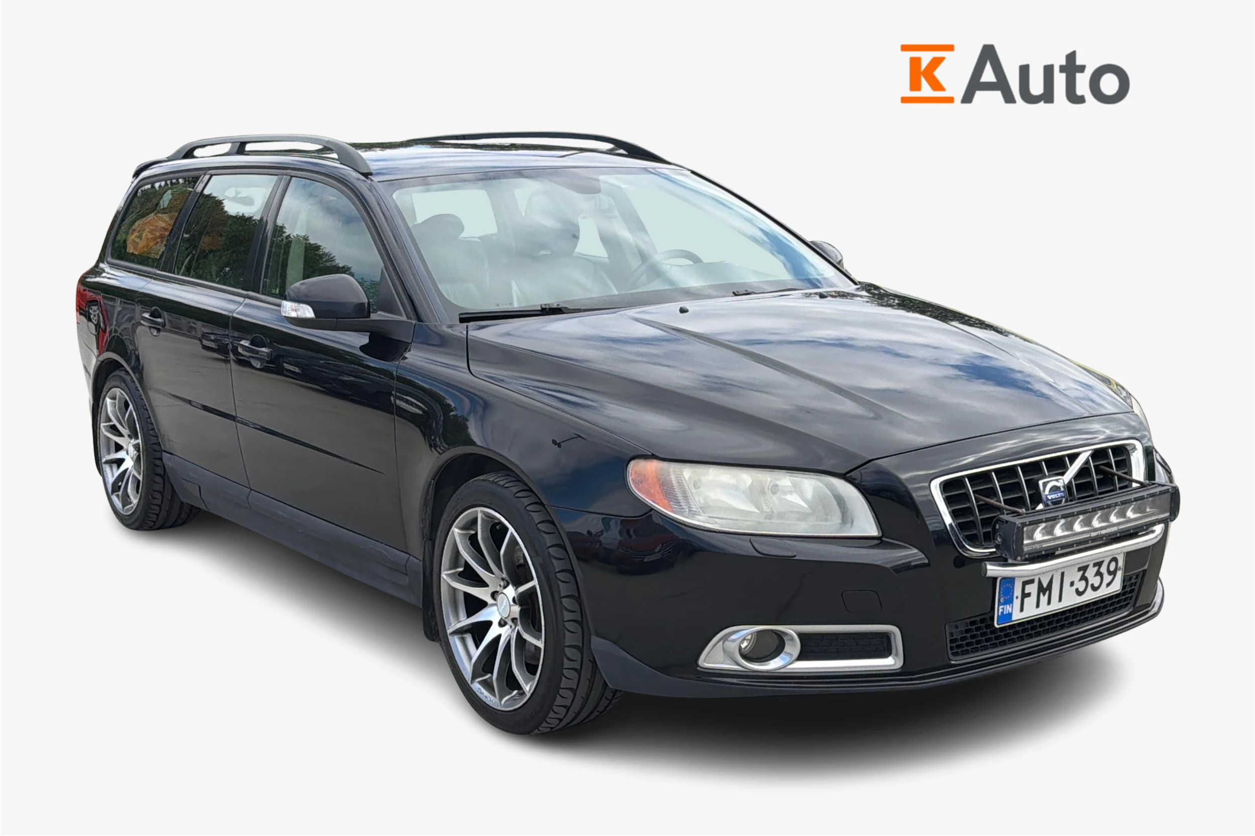 musta Volvo V70 2008 kuva 1.