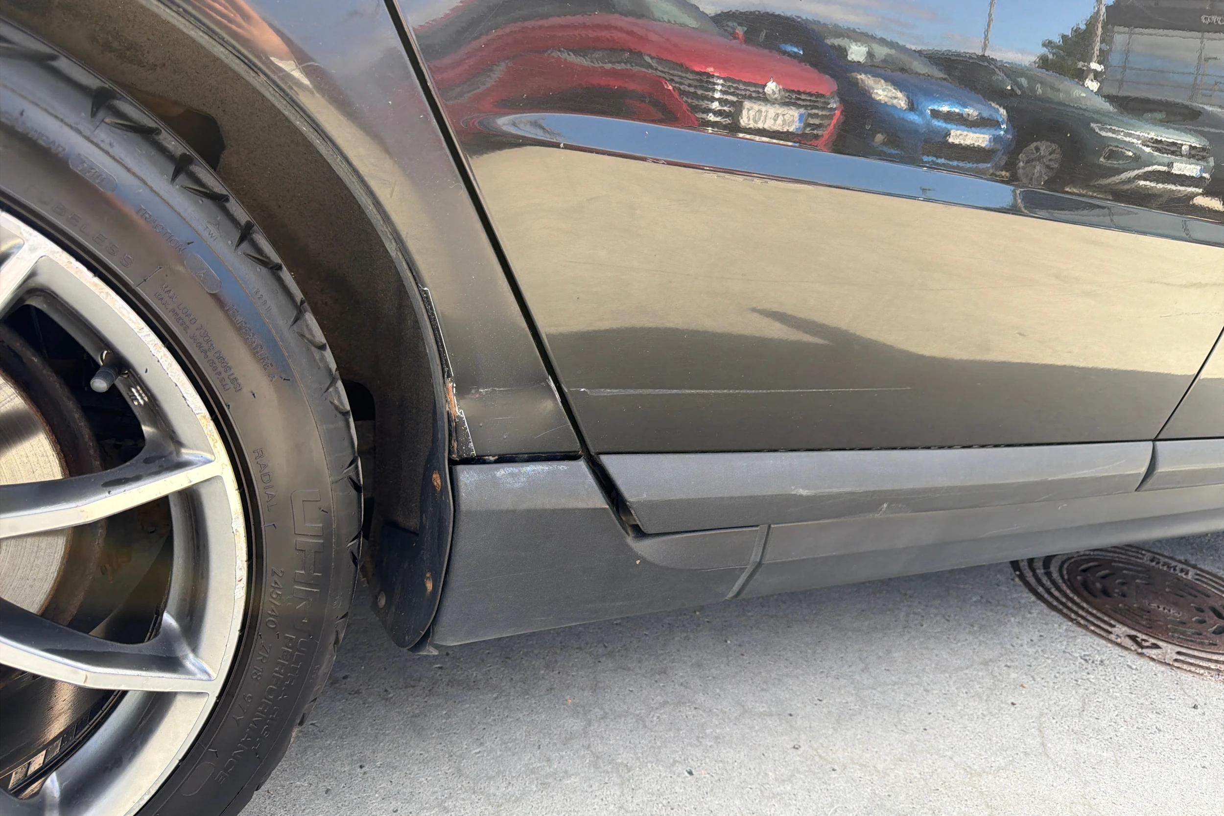 musta Volvo V70 2008 kuva 20.
